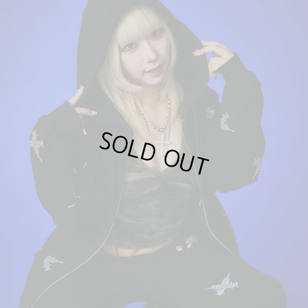 画像1: GALFY(ガルフィー) “ピカピカ注射器犬パーカー” (1)