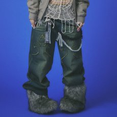 画像1: GALFY(ガルフィー) “百合の紋紋デニム” (1)