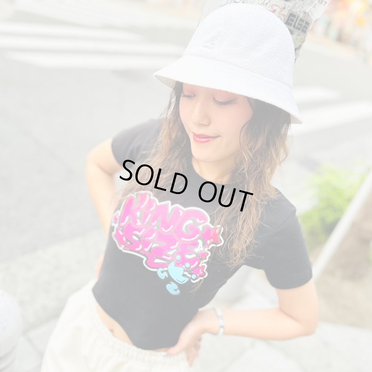 画像7: [レディース] KINGSIZE（キングサイズ）“POP STAR CROPPED WOMEN'S TEE” (7)