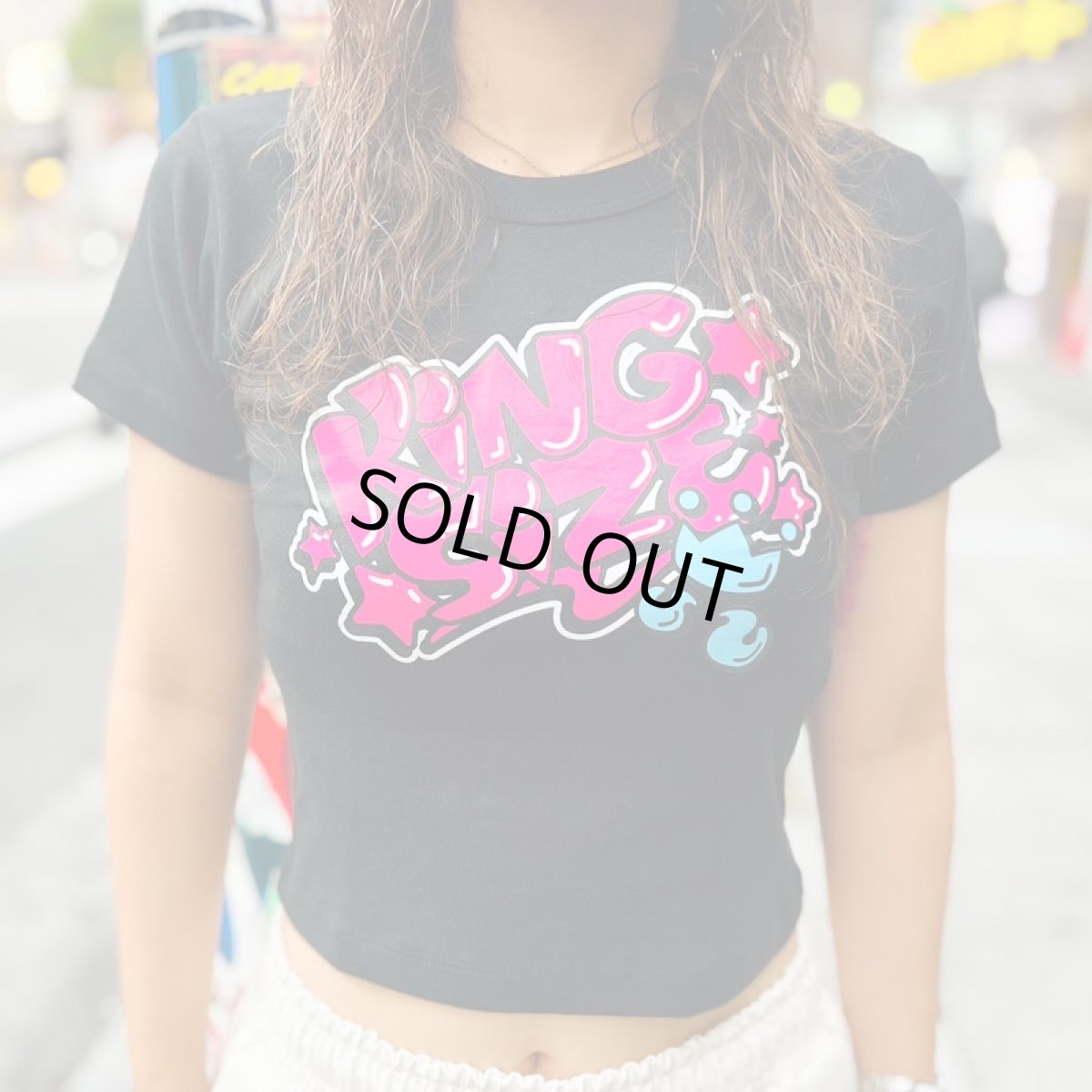 画像8: [レディース] KINGSIZE（キングサイズ）“POP STAR CROPPED WOMEN'S TEE” (8)