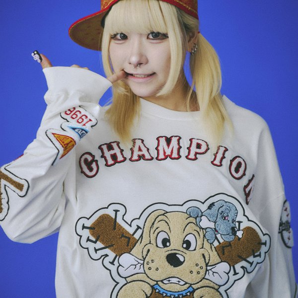 画像13: GALFY(ガルフィー) “復活わんわん大学ロンTee” (13)