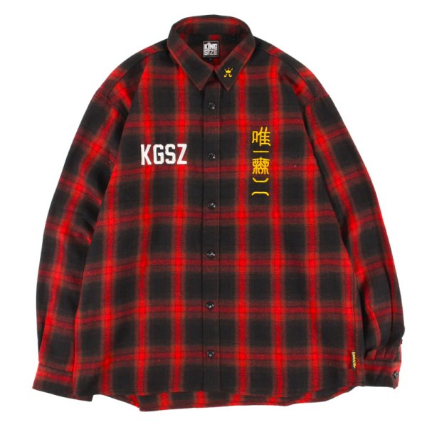 画像2: 【ラストLのみ】KINGSIZE（キングサイズ）“ONE & ONLY CHECK SHIRT” (2)