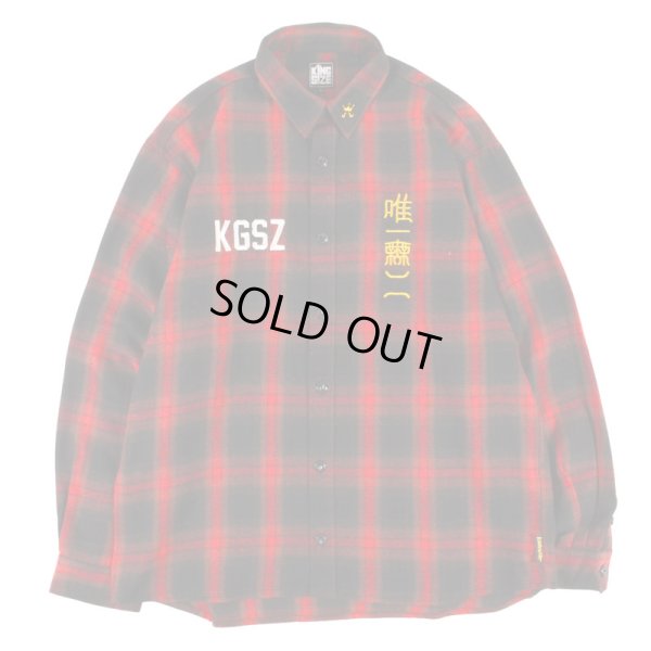 画像2: 【30%OFF】【ラストLのみ】KINGSIZE（キングサイズ）“ONE & ONLY CHECK SHIRT” (2)