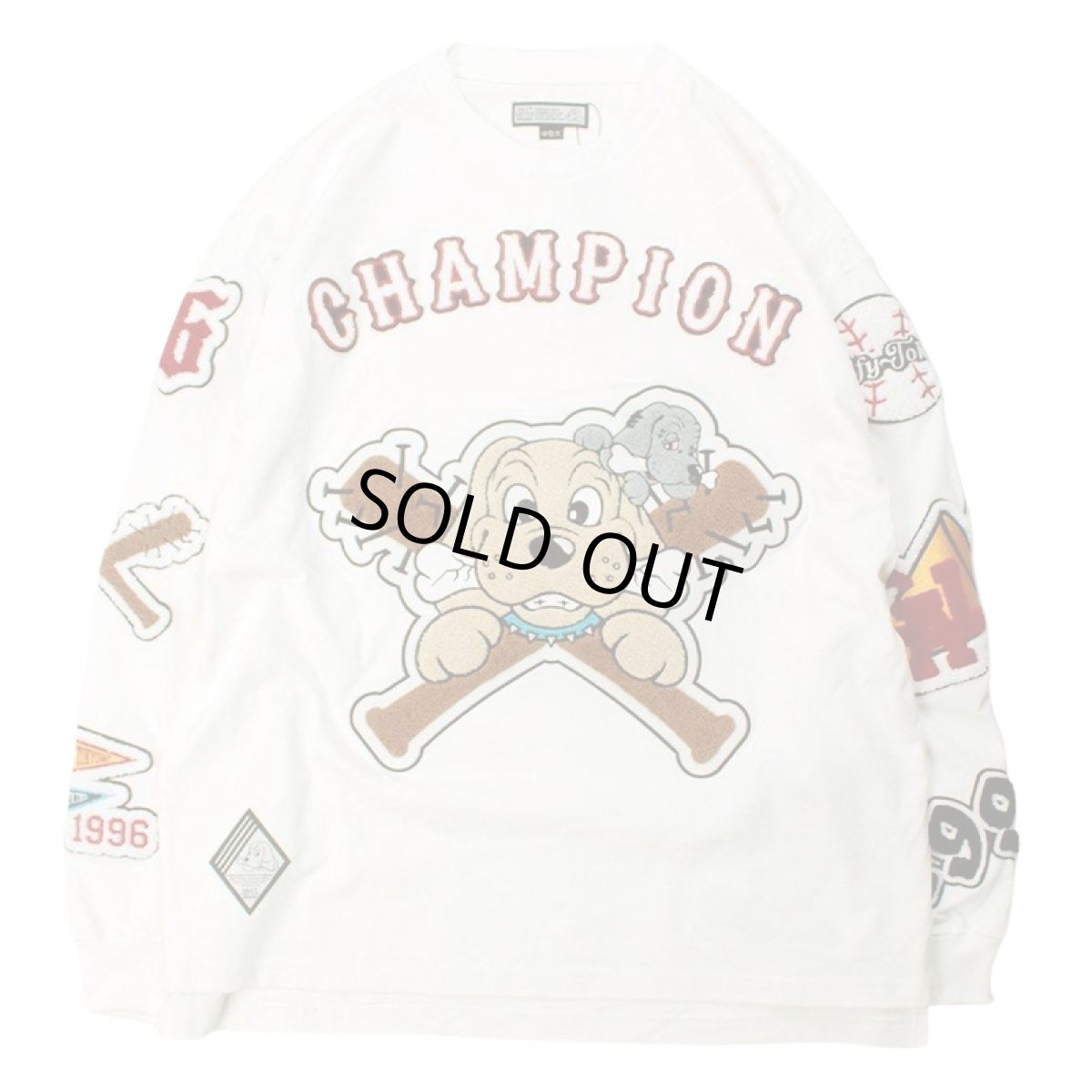 画像2: GALFY(ガルフィー) “復活わんわん大学ロンTee” (2)