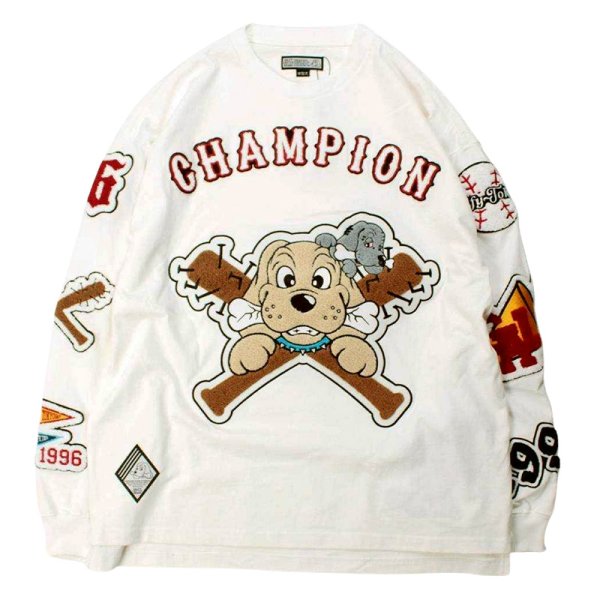 画像2: GALFY(ガルフィー) “復活わんわん大学ロンTee” (2)