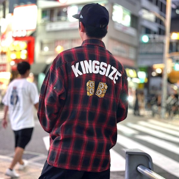 画像18: 【ラストLのみ】KINGSIZE（キングサイズ）“ONE & ONLY CHECK SHIRT” (18)