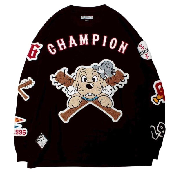 画像2: GALFY(ガルフィー) “復活わんわん大学ロンTee” (2)