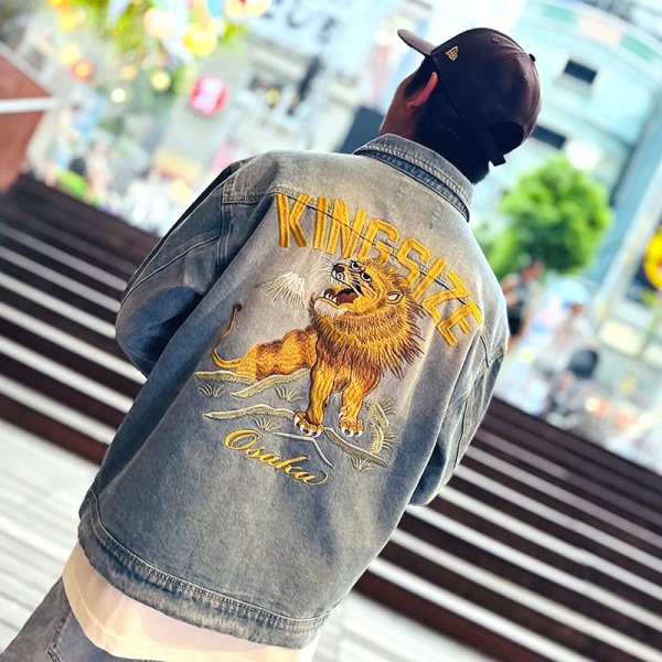 画像14: KINGSIZE（キングサイズ）“LION DENIM JACKET” (14)