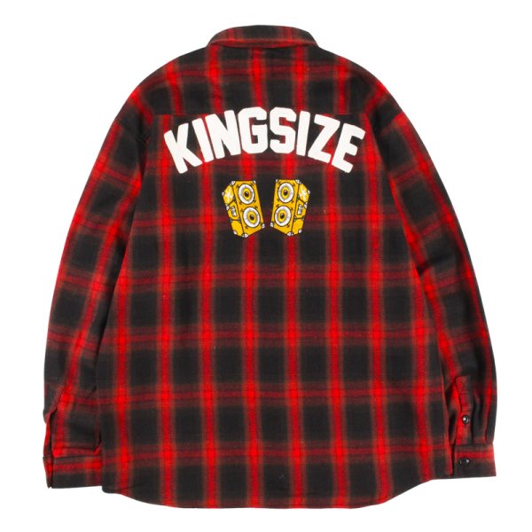 画像3: 【ラストLのみ】KINGSIZE（キングサイズ）“ONE & ONLY CHECK SHIRT” (3)