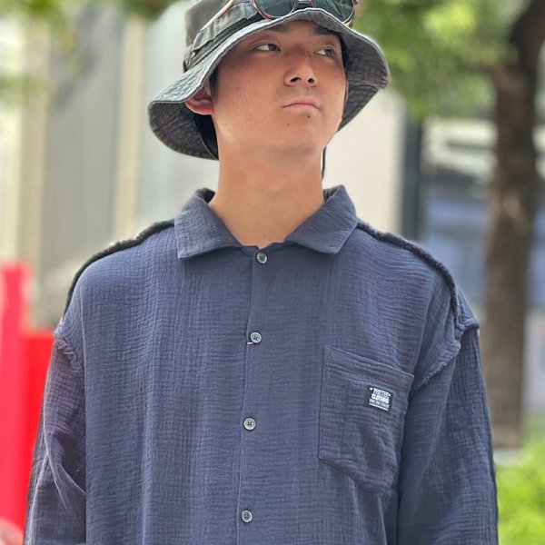 画像13: PeeTee. (ピーティー) “CUTOFF GAUZE L/S SHIRTS” (13)