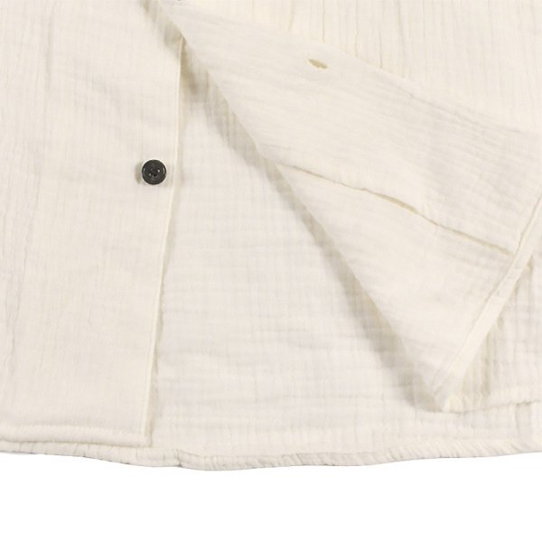 画像6: 【ラストLのみ】PeeTee. (ピーティー) “CUTOFF GAUZE L/S SHIRTS” (6)