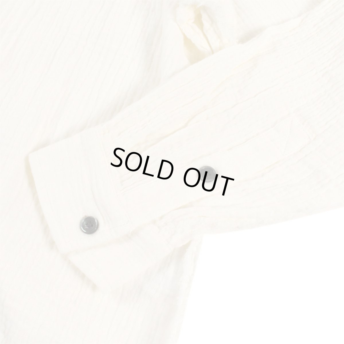 画像10: 【半額】【ラストLのみ】PeeTee. (ピーティー) “CUTOFF GAUZE L/S SHIRTS” (10)