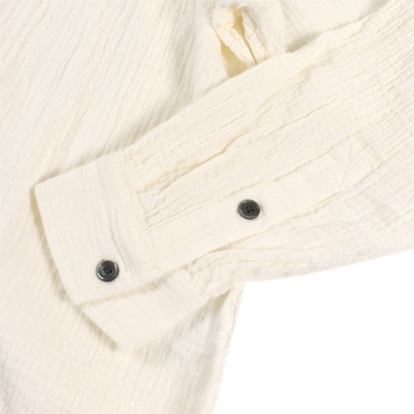 画像10: 【ラストLのみ】PeeTee. (ピーティー) “CUTOFF GAUZE L/S SHIRTS” (10)