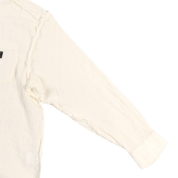 画像9: 【ラストLのみ】PeeTee. (ピーティー) “CUTOFF GAUZE L/S SHIRTS” (9)