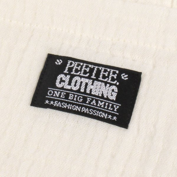 画像5: 【ラストLのみ】PeeTee. (ピーティー) “CUTOFF GAUZE L/S SHIRTS” (5)