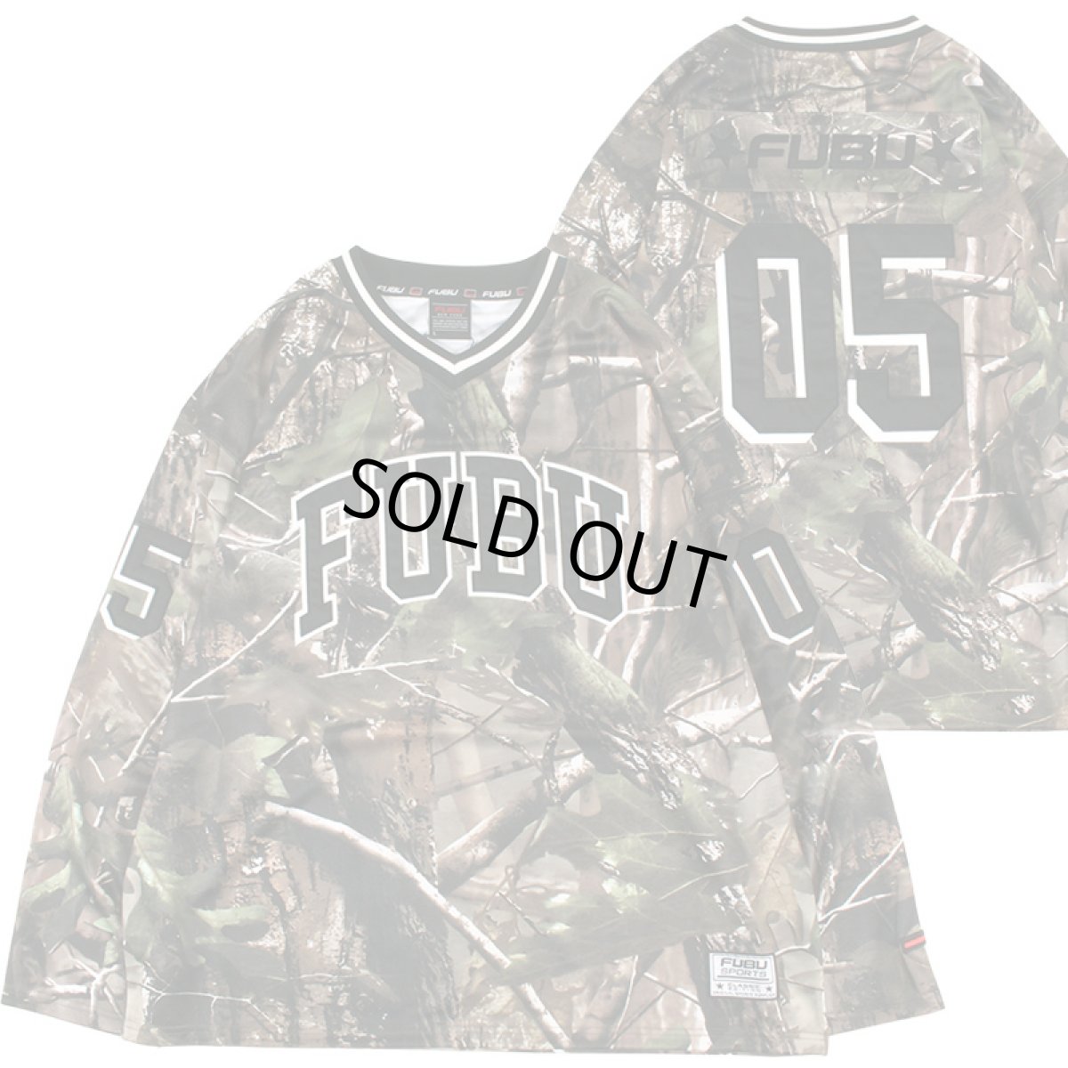画像2: 【30%OFF】FUBU（フブ） “REAL TREE HOCKEY SHIRT/リアルツリーホッケーシャツ” (2)