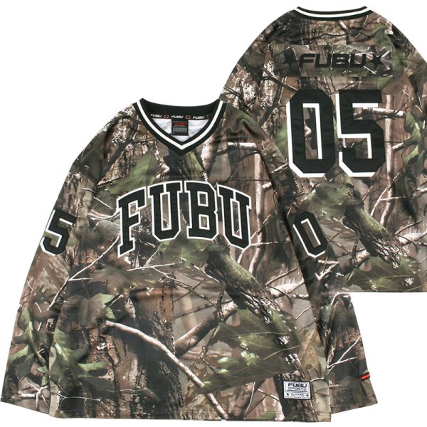 画像1: FUBU（フブ） “REAL TREE HOCKEY SHIRT/リアルツリーホッケーシャツ” (1)