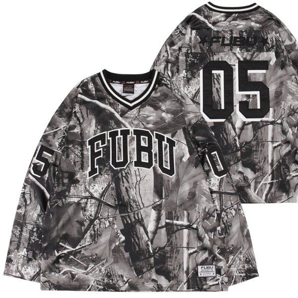 画像1: FUBU（フブ） “REAL TREE HOCKEY SHIRT/リアルツリーホッケーシャツ” (1)