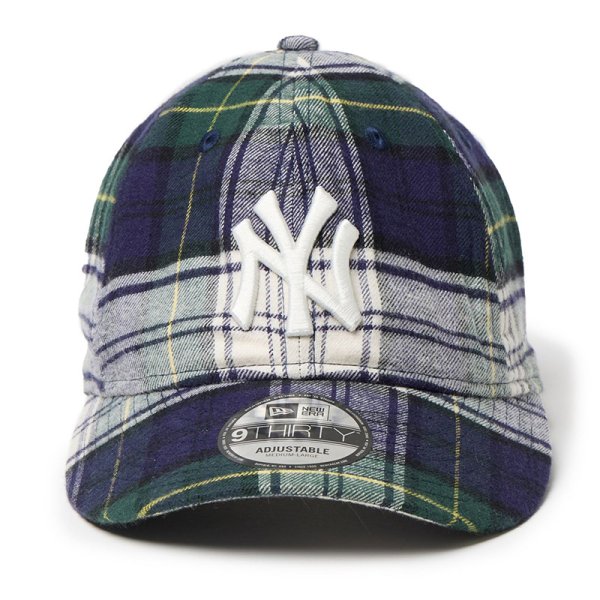 画像2: NEWERA（ニューエラ）“9THIRTY Check Series ニューヨーク・ヤンキース グリーン” (2)
