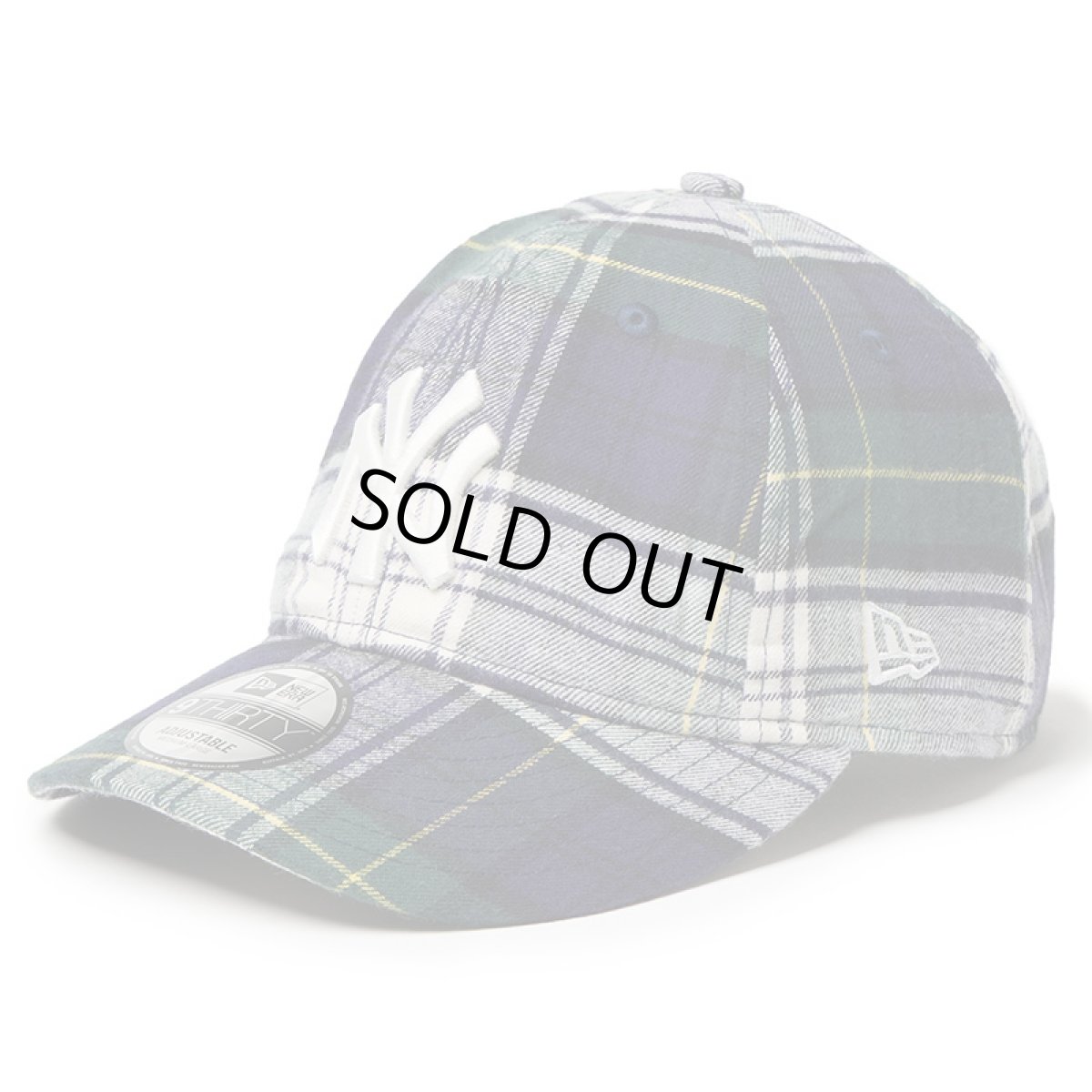 画像1: NEWERA（ニューエラ）“9THIRTY Check Series ニューヨーク・ヤンキース グリーン” (1)
