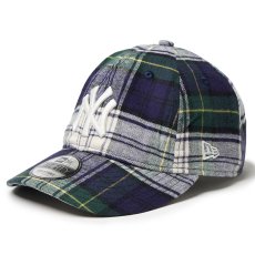 画像1: NEWERA（ニューエラ）“9THIRTY Check Series ニューヨーク・ヤンキース グリーン” (1)