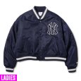 画像1: NEWERA（ニューエラ）“WS NYLON VARSITY JACKET ニューヨーク・ヤンキース ネイビー” (1)