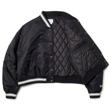 画像3: NEWERA（ニューエラ）“Women's バーシティージャケット ロサンゼルス・ドジャース ブラック” (3)