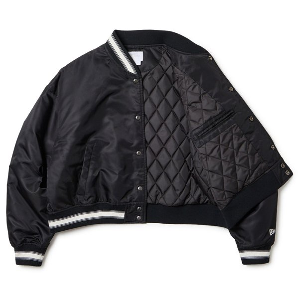 画像3: NEWERA（ニューエラ）“Women's バーシティージャケット ロサンゼルス・ドジャース ブラック” (3)