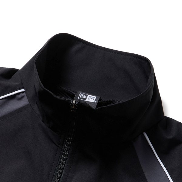 画像4: NEWERA（ニューエラ）“オーバーサイズド パイピング トラックジャケット ブラック/グレー | パフォーマンスアパレル” (4)