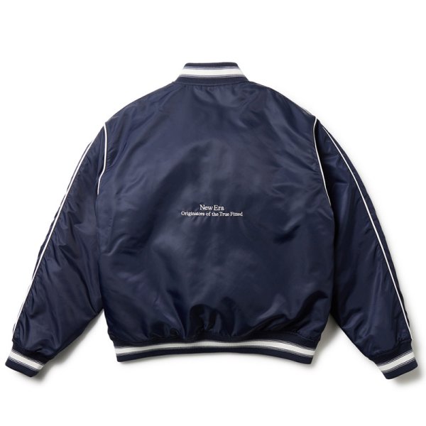 画像2: NEWERA（ニューエラ）“ナイロン バーシティージャケット ニューヨーク・ヤンキース ネイビー” (2)