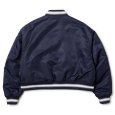 画像2: NEWERA（ニューエラ）“WS NYLON VARSITY JACKET ニューヨーク・ヤンキース ネイビー” (2)