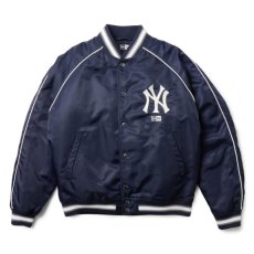画像1: NEWERA（ニューエラ）“ナイロン バーシティージャケット ニューヨーク・ヤンキース ネイビー” (1)