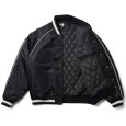 画像3: NEWERA（ニューエラ）“NYLON VARSITY JACKET ロサンゼルス・ドジャース ブラック” (3)
