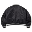 画像2: NEWERA（ニューエラ）“WS NYLON VARSITY JACKET ロサンゼルス・ドジャース ブラック” (2)