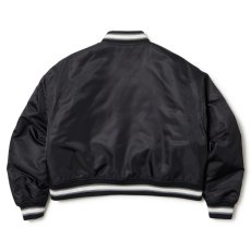 画像2: NEWERA（ニューエラ）“Women's バーシティージャケット ロサンゼルス・ドジャース ブラック” (2)