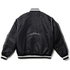 画像2: NEWERA（ニューエラ）“ナイロン バーシティージャケット ロサンゼルス・ドジャース ブラック” (2)