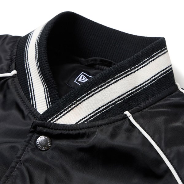 画像4: NEWERA（ニューエラ）“ナイロン バーシティージャケット ロサンゼルス・ドジャース ブラック” (4)