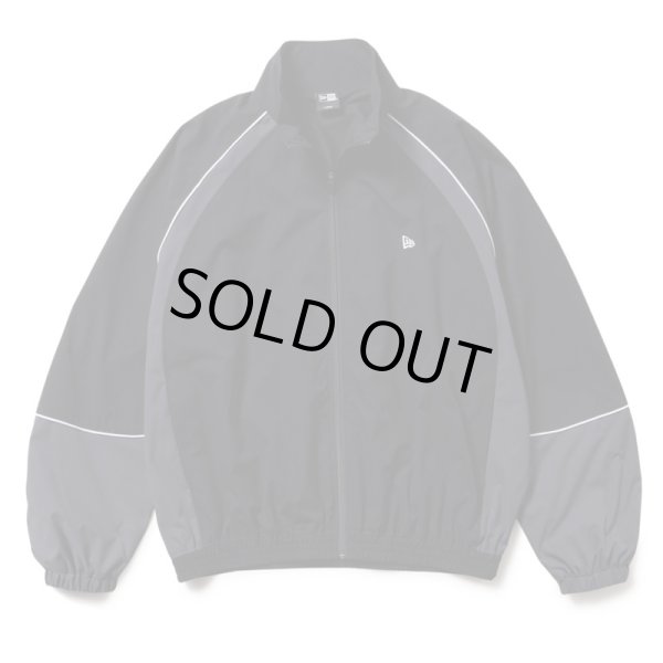 ニューエラ　オーバーサイズド　パイピングトラックジャケット オーバーサイズド パイピング トラックジャケット ブラック/グレー