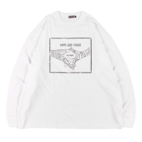 画像1: PeeTee. (ピーティー) “LOVE AND PEACE L/S TEE” (1)