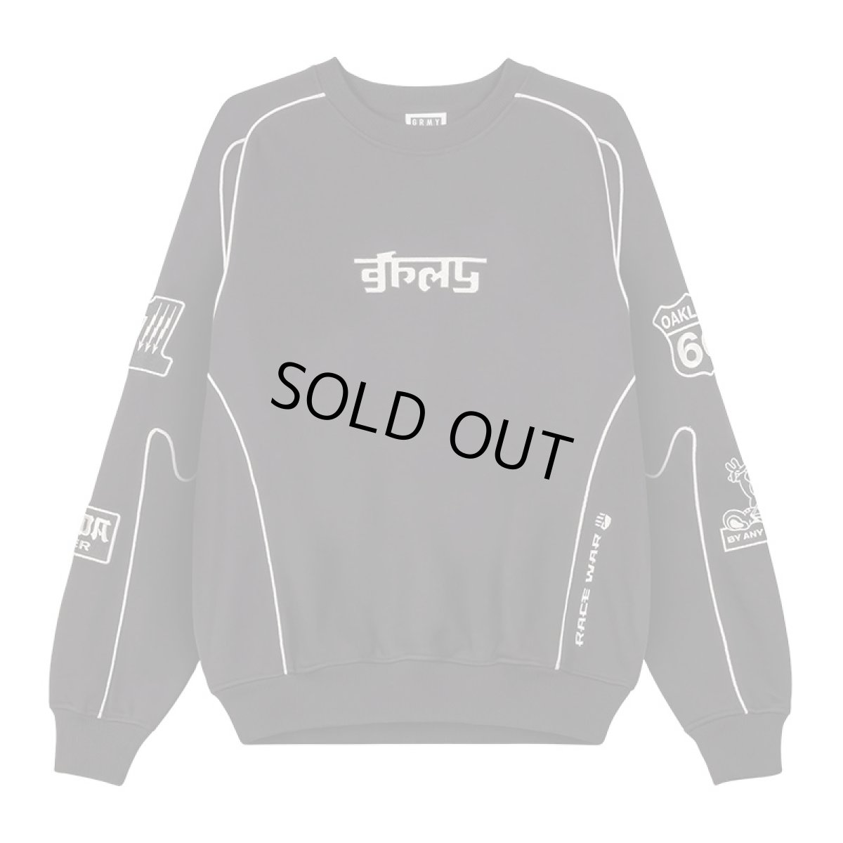 画像3: GRIMEY / GRMY (グライミー) “RACE WAR VINTAGE CREWNECK” (3)
