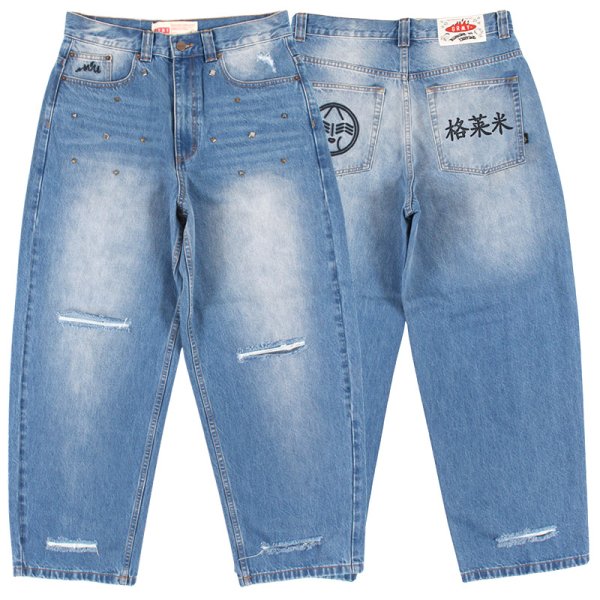 画像1: GRIMEY / GRMY (グライミー) “ROYAL PAW BIG BOY DENIM PANTS” (1)