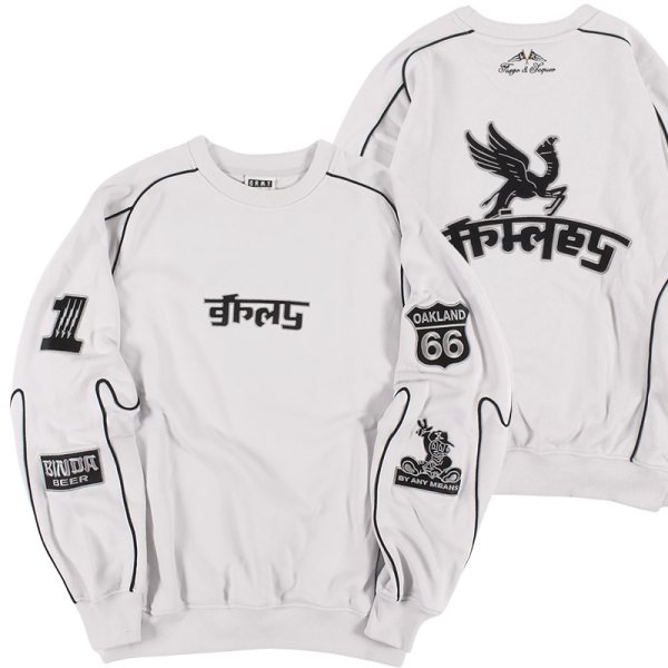 画像1: GRIMEY / GRMY (グライミー) “RACE WAR VINTAGE CREWNECK” (1)