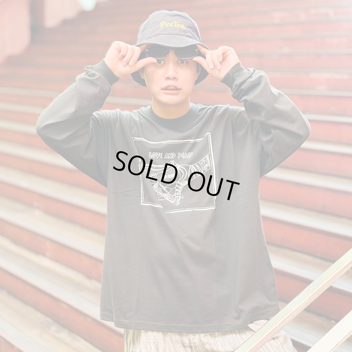 画像7: 【2025.10.08再入荷】PeeTee. (ピーティー) “LOVE AND PEACE L/S TEE” (7)