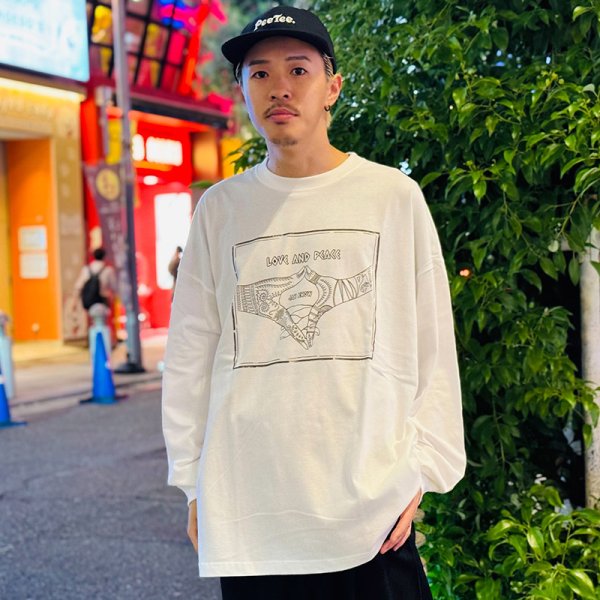 画像7: 【2025.10.08再入荷】PeeTee. (ピーティー) “LOVE AND PEACE L/S TEE” (7)
