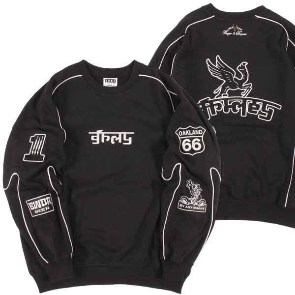 画像1: GRIMEY / GRMY (グライミー) “RACE WAR VINTAGE CREWNECK” (1)