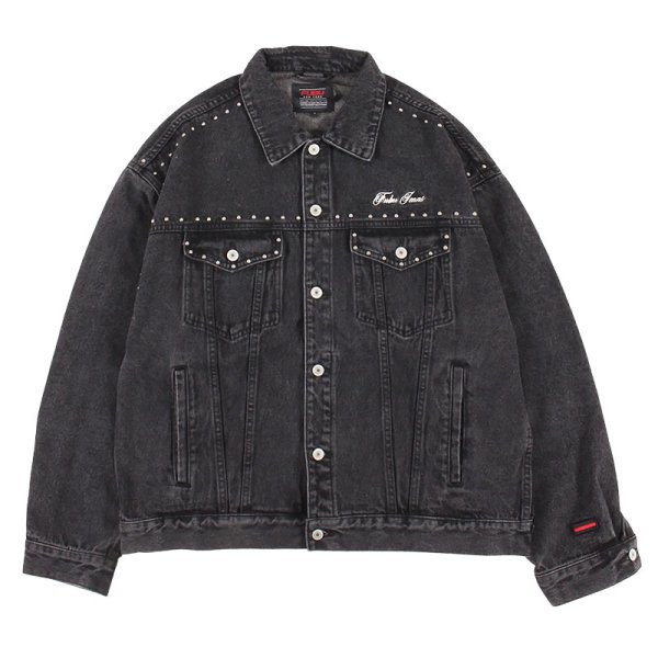 画像1: FUBU（フブ） “STUDS DENIM JACKET” (1)