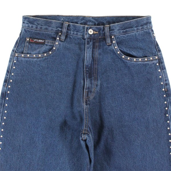 画像3: FUBU(フブ) “STUDS DENIM PANTS” (3)