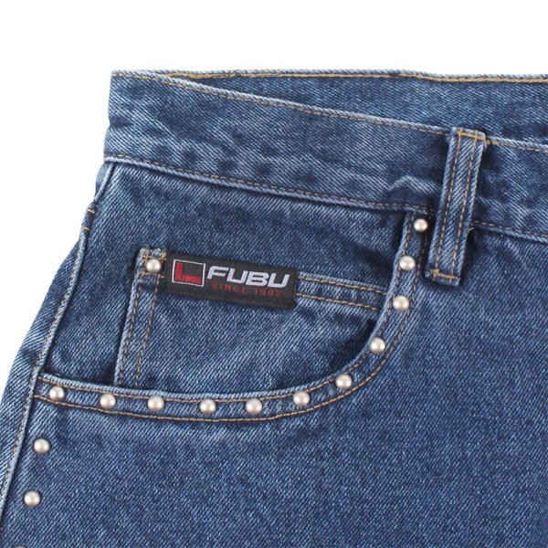 画像5: FUBU(フブ) “STUDS DENIM PANTS” (5)