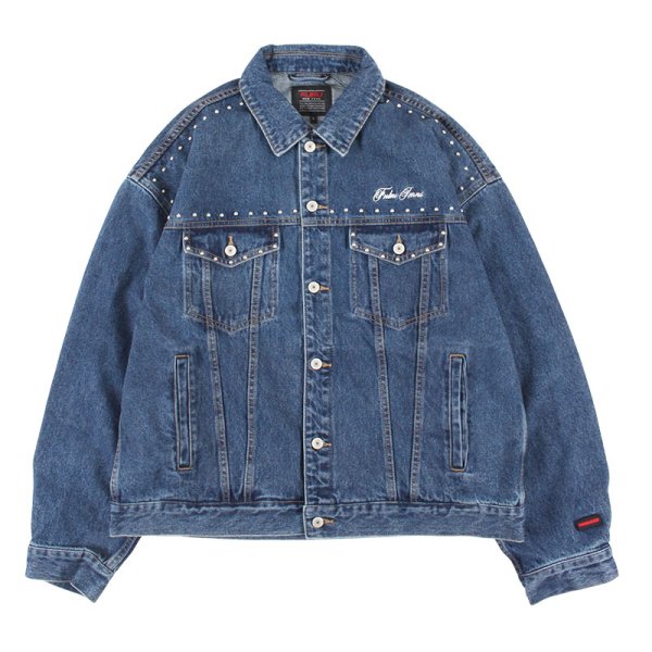 画像1: FUBU（フブ） “STUDS DENIM JACKET” (1)