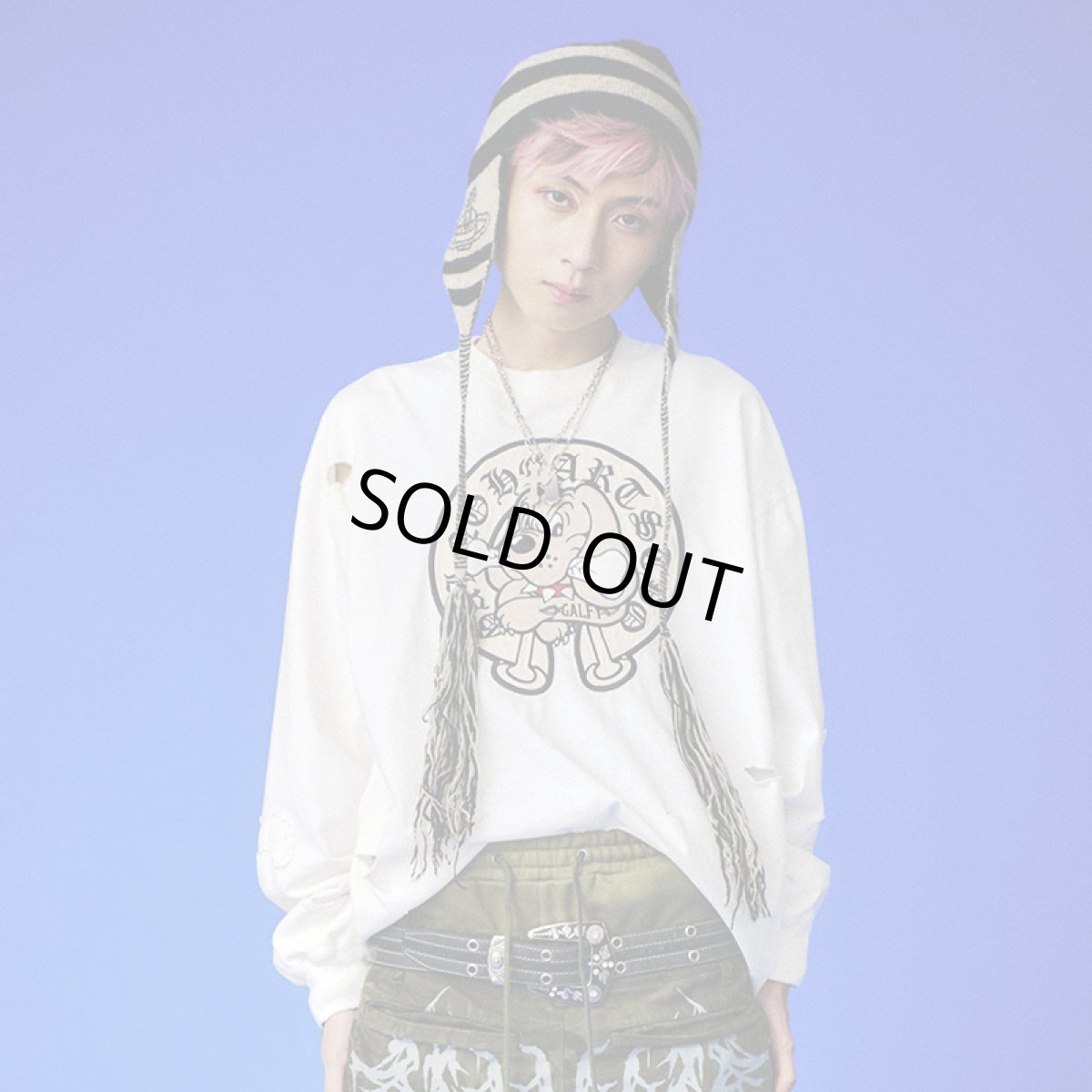 画像12: 【30%OFF】GALFY(ガルフィー) “百合の紋紋ボロンTee” (12)